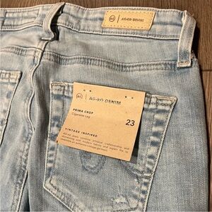 🩵AG Adriano Goldschmied Light Wash Denim Jeans
